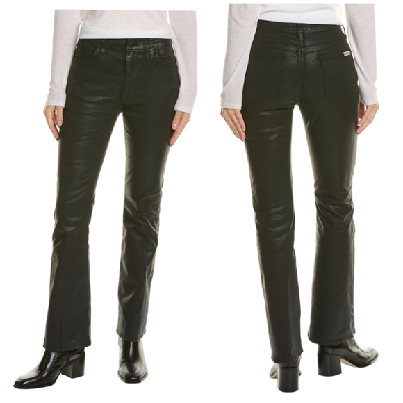 Hudson Blair Crown High Rise Coated Boot Cut Jeans - Picture 1 of 12